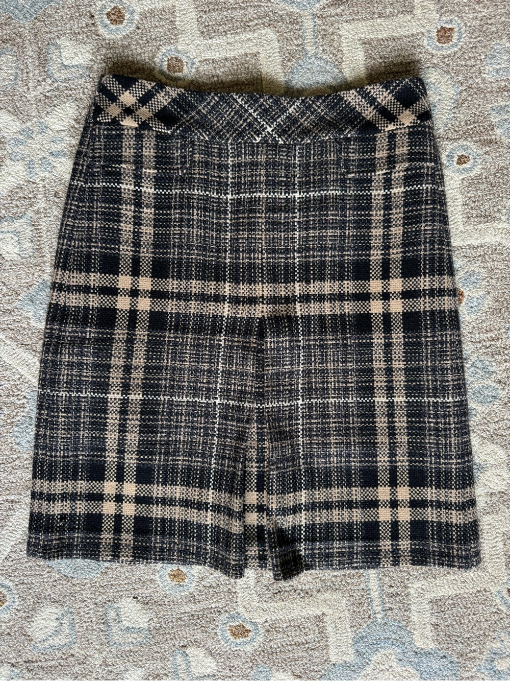 Ann Taylor Plaid A-Line Skirt 4P